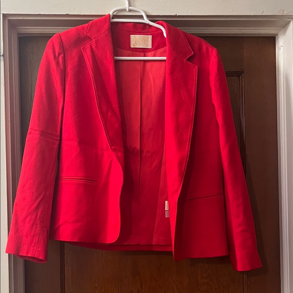 Vtg Pendleton Red Women's Blazer. Size 12